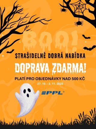 🎃👻 Strašidelně výhodná nabídka je tady! 👻🎃 Během Halloweenu se nemusíš bát poštovného, Organic Market ti ho pomocí PPL...