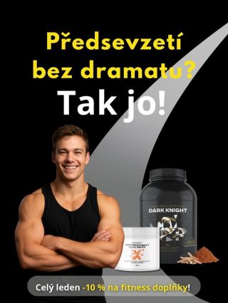 Nový rok, nové předsevzetí? 👀💪 Tentokrát to klapne 😉 My ti s tím pomůžeme 👉 −10 % na fitness doplňky po celý leden. Méně...